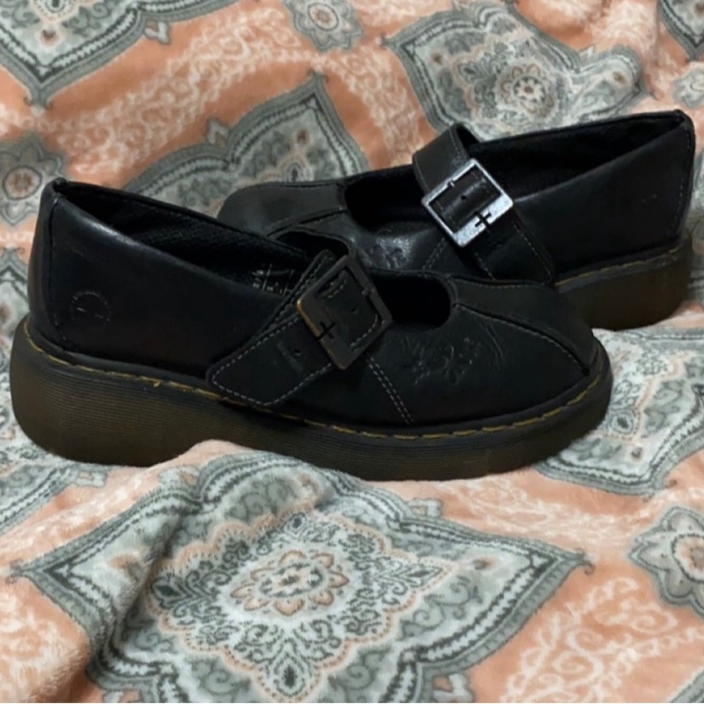 Dr. Martens Daisy Splat Chunky Platform Mary Janes